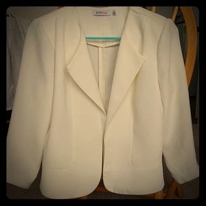 Classy white blazer